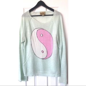 Wildfox- Ying Yang Sweater